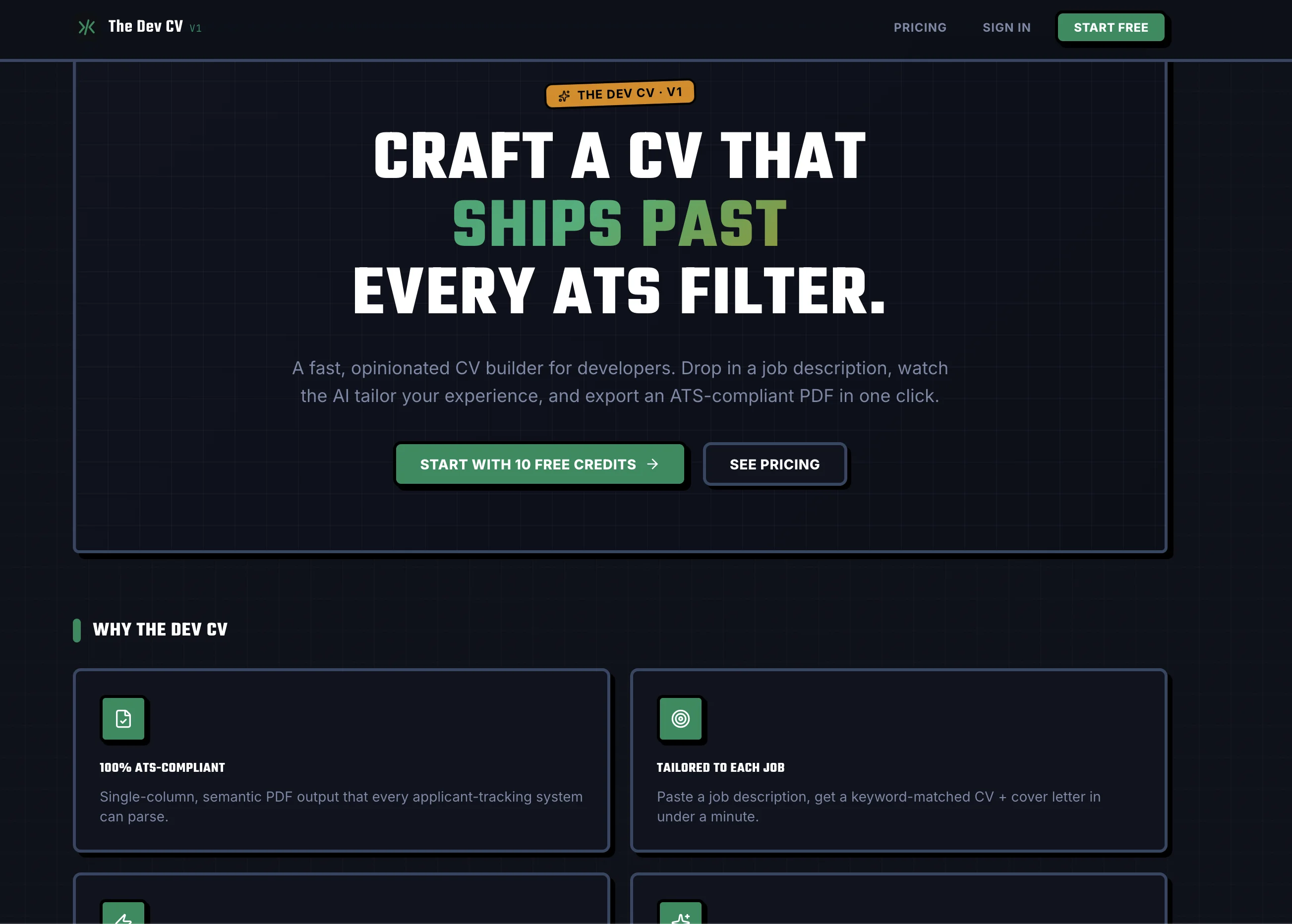 CV / Resume Builder – The Dev Realm